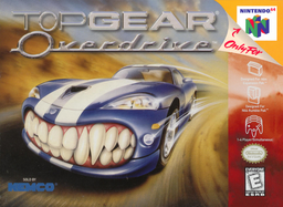 Top Gear Overdrive box art for Nintendo 64